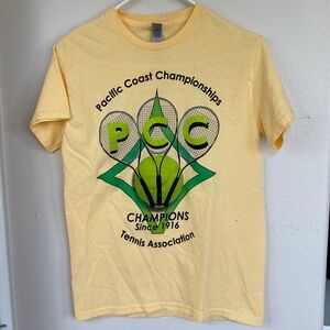 Yellow Tennis PCC tee